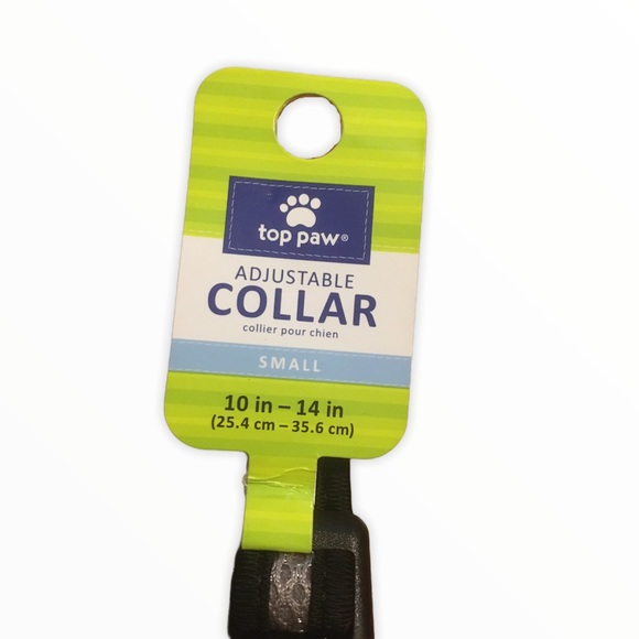 Top Paw Dog Top Paw Adjustable Dog Collar Blackgrey Mesh Small Poshmark